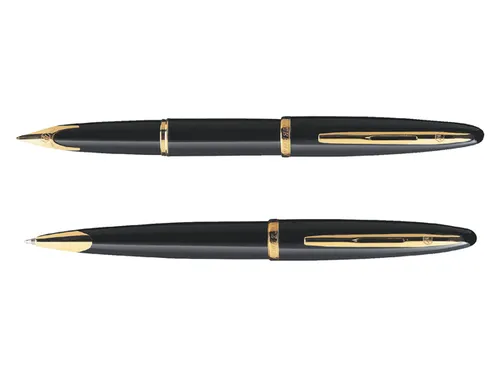 Balpen Waterman Carene Black Sea lacquer GT Medium Blauwe inkt
