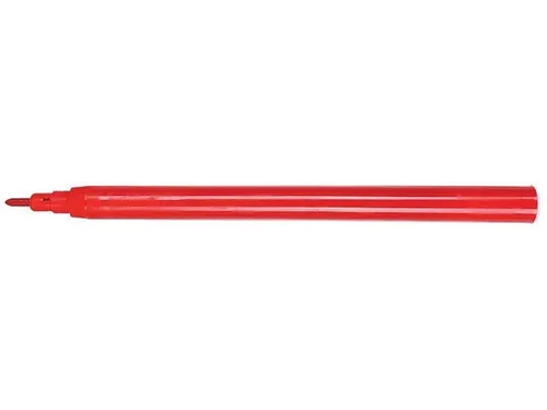Viltstift 1mm rood 10 stuks