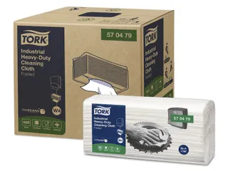 Tork 570479 Industriële Heavy-Duty Reinigingsdoek Wit - 1