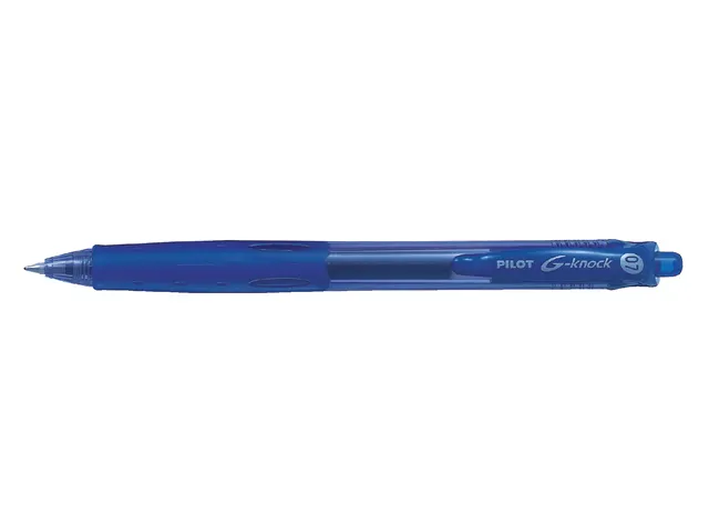 Gelschrijver Pilot G-Knock 0.7 Begreen Medium punt Blauw