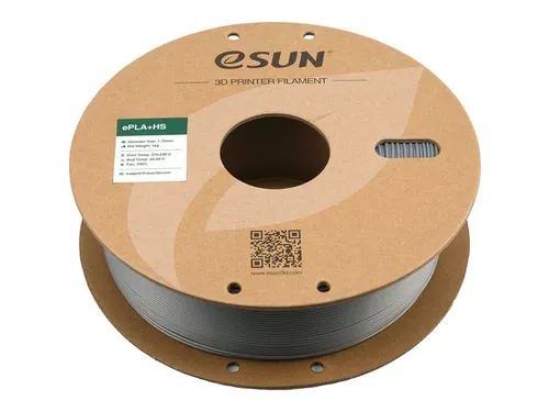 eSUN 3D printer Filament ePLA+HS 1,75mm Zilver 1kg