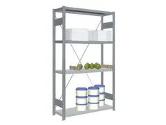 Rvs Inhaakstelling Basis 1750x1060x335mm 4legborden Vaklast 200kg