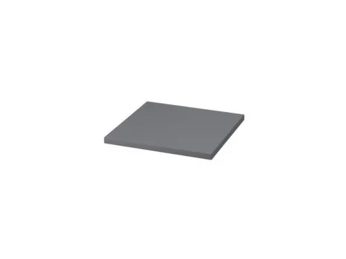 houten vloer v. kantoorstelling BxD 367x376mm dikte 22mm grafiet