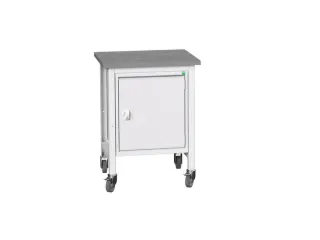 werkbank,verrijdbaar,HxBxD 930x700x600mm,linoleumblad - 1