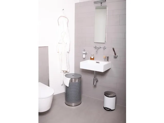 Pedaalemmer Shell Bin 6 Liter Wit Mat RVS