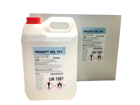 AlcoholGel 70% 5 liter can Densept
