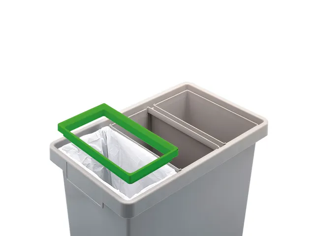 Polymax Afvalscheidingsbak 40 Liter Grijs Groen Geel Blauw