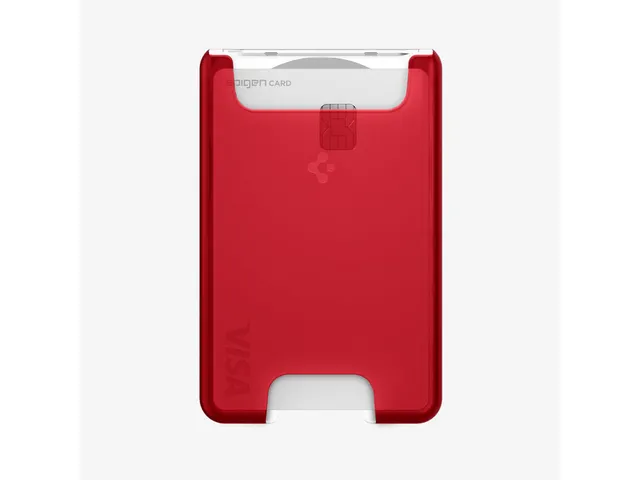 Spigen AFA07399 iPhone Classic C1 Wallet MagSafe Ruby