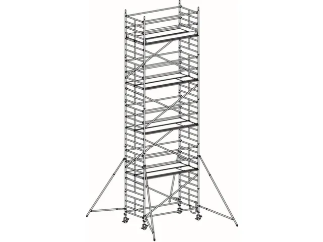 rolsteiger,reik H 10,4m,steiger H 9,64m,4platform(s),m. luik