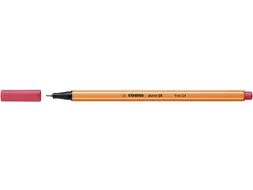 Fineliner STABILO point 88/49 fijn aardbeienrood