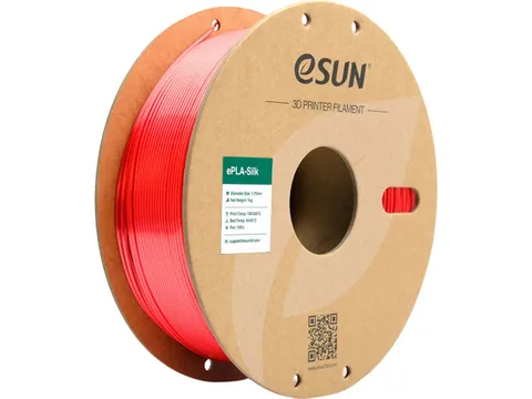 eSUN 3D printer Filament ePLA-Silk 1,75mm Rood 1kg