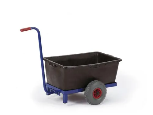rolplateau met duwstang,draagverm. 150kg,laadvl. LxB 670x370mm