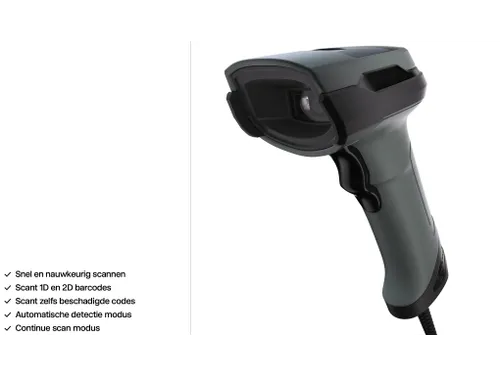 Safescan 330-W Barcodescanner met standaard 1D en 2D barcodes USB-A
