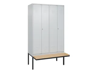 locker voor scheiding van kleding,HxBxD 2120x1200x815mm,4vak - 1