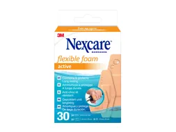 Wondpleister Nexcare active flexible foam waterbestendig 30 stuks asso