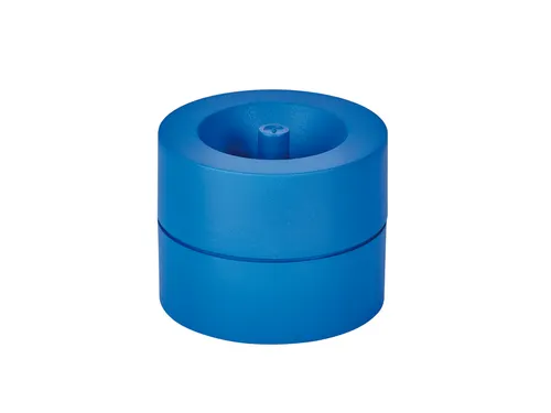 Papercliphouder MAULpro magnetisch recycled Ø73x60mm blauw
