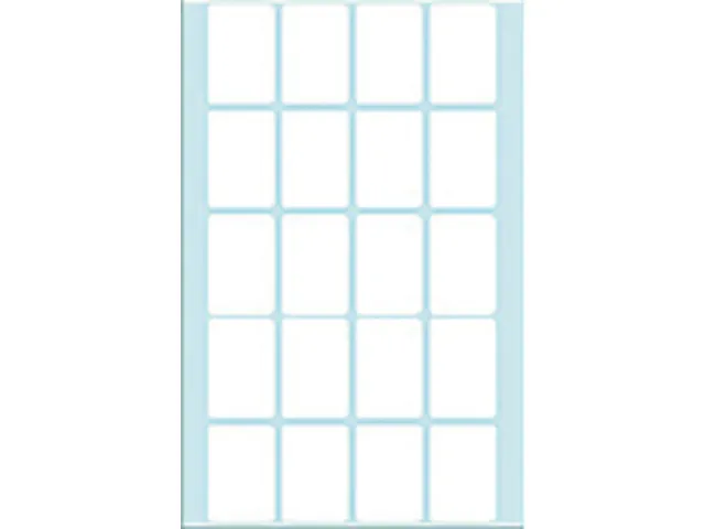 HERMA 2430 Universele etiketten 22x32mm Wit 640 stuks