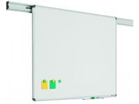 Smit Visual whiteboard Partnerline rail 90x120cm emaille