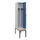locker met bank,voor scheiding van kleding,HxBxD 2120x400x815mm,1vak