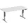 Elektrisch ihv bureau,HxBxD 730-1230x1600x800mm,blad lichtgrijs