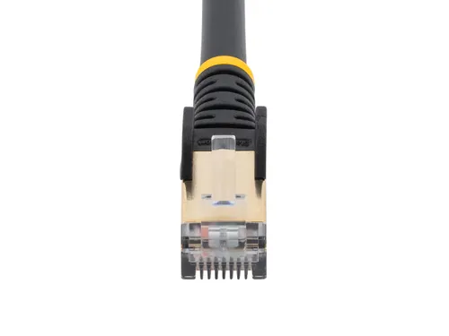 1m CAT6a Ethernet kabel zwart STP
