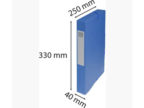 Elastobox Exacompta A4 40mm 600gr assorti karton