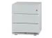 Ladenblok Staalplaat 495x420x565mm 3laden Cilinderslot Lichtgrijs