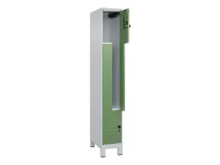 Z-garderobekast,HxBxD 1950x300x500mm,vak B 150/300mm,draaigrendel - 2