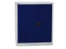 Armoire portes battantes 1000x914x400mm 1 tablette acier gris/bleu
