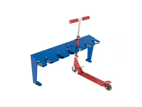 Steprek voor 6 steppen L 1006mm eenzijdig RAL5010