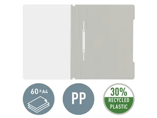 Snelhechter Leitz 4191 standaard A4 grijs 30% gerecycled plastic - 5