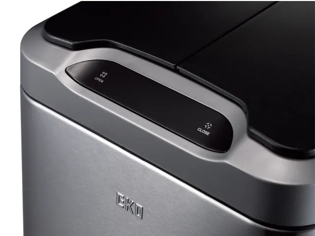 Stijlvolle Afvalbak Phantom Sensor Bin 30 Liter Mat Rvs Zwart