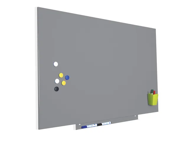 Tableau blanc Rocada Skincolour 75x115cm gris agate laqué