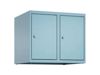 opzetkast,v. locker,2vak.,vak B 300mm,HxBxD 500x600x500mm,cilinderslot - 2