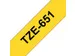 Ruban de lettrage Brother P-Touch TZe-651 standard 24mm noir sur jaune