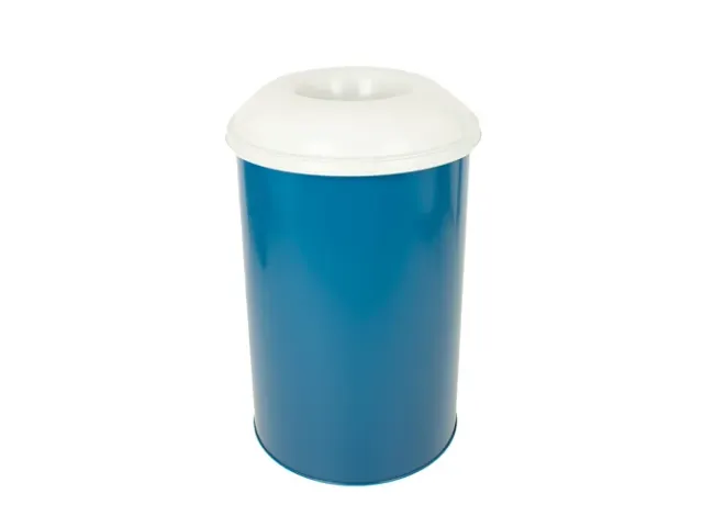 Vlamdovende Papierbak 200 Liter Blauw Grijs