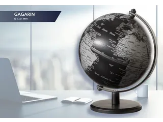 TROIKA Wereldbol Gagarin 13cm Zwart-zilver - 1