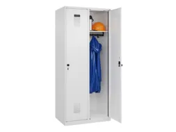 locker,HxBxD 1850x800x500mm,2vak,vak B 400mm,draaigrendel