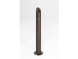 Staande Asbakzuil 4.2 liter 1000mm Deep-Brown Rvs