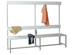 omkleedbank,HxLxD 1600x2000x400mm,onderstel RAL7016
