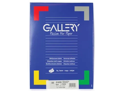 Gallery Witte Etiketten 70x25 mm