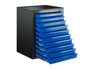 ladekast,HxBxD 900x710x550mm,10lade(n),volledig uittrekbaar - 1