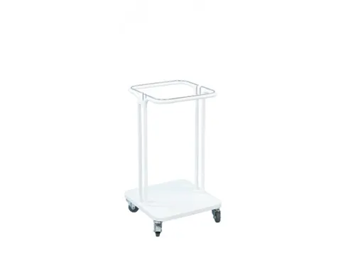 Verrijdbare Afvalzakhouder Saekko Boy 40 Liter Wit