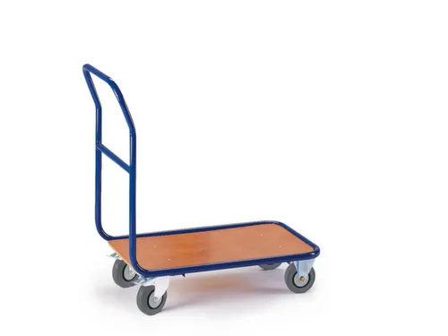duwbeugelwagen,draagverm. 400kg,laadvl. LxB 1000x700mm,houtplaat