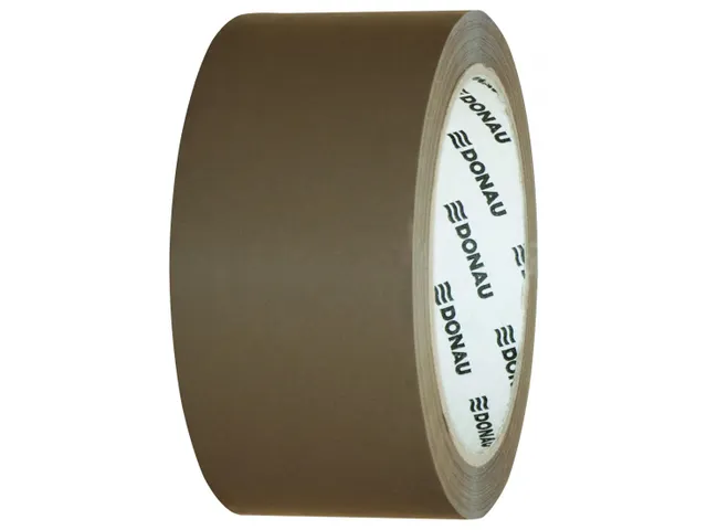Donau Solvent verpakkingstape PP 48mmx60m 42 micron bruin