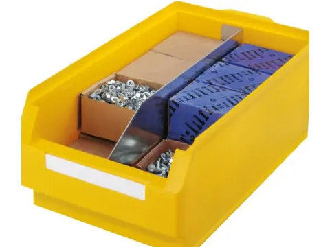 lengteverdeler,v. magazijnbak,HxD 200x500mm,v. bakafmeting 2,staal