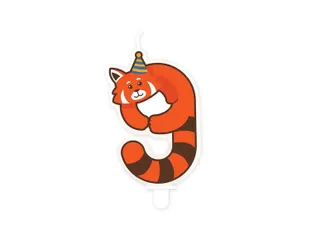 Jungle candle 9 Red Panda - 1