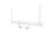Neomounts AV2-500WH Videobar kit - 43-110 inch - max 10 kg - VESA 200x