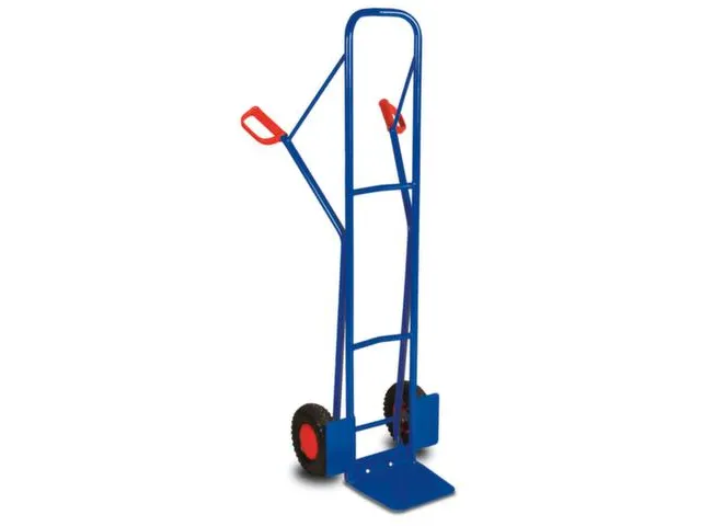 Steekwagen Staal Kratten 250kg 1600x550mm Luchtbanden