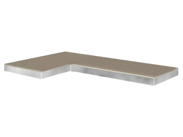 Plancher en aggloméré pour étagère d'angle à droite 890x490mm
